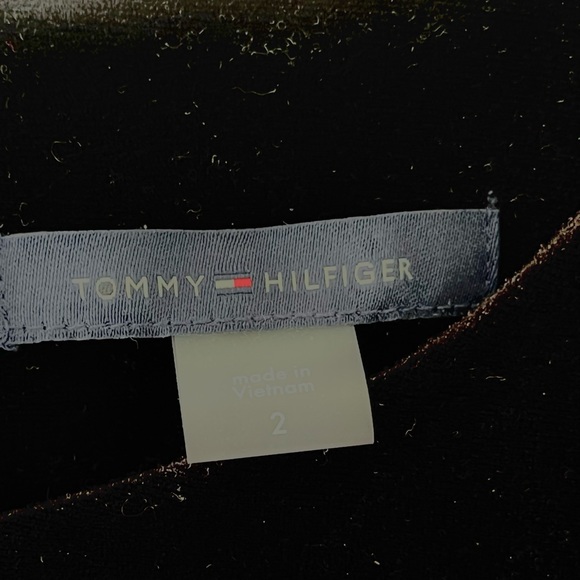 Tommy Hilfiger Women’s US 2 Velvet Black Dress - Picture 5 of 6